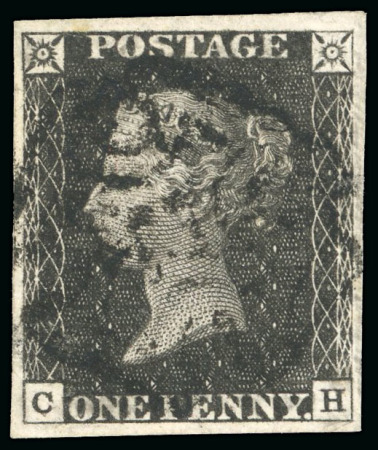 Stamp of Great Britain » 1840 1d Black and 1d Red plates 1a to 11 1840 1d grey black pl.11 CH, very fine, RPSL cert
