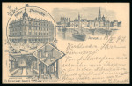 Stamp of Large Lots and Collections Belgium - Hotel Post: 1888-1928 Group of 36 illustrated covers
