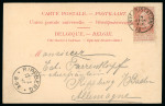 Stamp of Large Lots and Collections Belgium - Hotel Post: 1888-1928 Group of 36 illustrated covers
