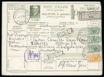 Stamp of Italy » Repubblica Sociale Italiana Bollettino pacchi "Repubblica/Sociale/Italiana" da 5 l.