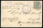 Stamp of Italy » Missions, Post Offices and Postal History Abroad » Palestine 1917-18 Two postcards to Italy bearing different postmarks