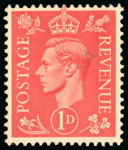 Stamp of Great Britain » King George VI 1941-42 1/2d, 1d, 1 1/2d and 2d with AMOSTRA hs in green applied by the Portuguese postal authorities in Lisbon