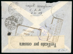 Stamp of Italy » Posta Militare » Seconda Guerra Mondiale Busta via aerea espresso dalla P.M. 102 in Ucraina