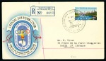 Stamp of Olympics » 1956 Melbourne 1956 Melbourne, complete set of Olympic registered labels on 15 covers
