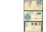 Stamp of Olympics » 1956 Melbourne 1956 Melbourne, complete set of Olympic registered labels on 15 covers