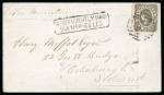 Stamp of Australia » Victoria 1863-66 Trio of covers with "INSUFFICIENTLY PAID / VIA MARSEILLES" hs in black, red or blue