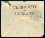 Stamp of Italy » Regno d'Italia » Pubblicitari Busta con10 c. "Leoni" su supporto pubblicitario