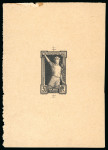 Stamp of Olympics » 1924 Paris » Essays and Proofs 1924 Paris Olympics die proof of the 30c before the value was changed to 50c, in black on buff paper