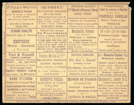 Stamp of Italy » Regno d'Italia » Pubblicitari Busta parlante del Stabilimento Balneo-Terapico "La Providenza" di Torino