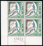 Stamp of Colonies françaises » Monaco 1960, Bloc de 4 du non émis 5 francs Coupe de France