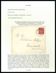 Stamp of Uganda 1903 (May 5) Envelope from Buddu to Archdeacon Walker Namirembe, Kampala, with 1898-1902 1a