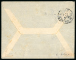 Stamp of Italy » Missions, Post Offices and Postal History Abroad » Crete 1909 (July) Cover with 15c on 20 c tied by "Distacto R. Truppe Italiane in Creta" cds