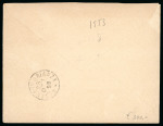 Stamp of Italy » Missions, Post Offices and Postal History Abroad » Crete 1897-98 Two franked covers to Italy from the "Sardegna" and "Morosini" batleships