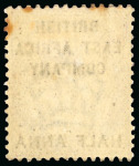 Stamp of Kenya, Uganda and Tanganyika » British East Africa 1890 Overprinted GB 1/2a on 1d, 1a on 2d and 4a on