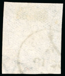 Stamp of Kenya, Uganda and Tanganyika » British East Africa 1890-95 4a grey imperf. used with partial Mombasa cds