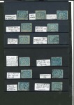 Stamp of Egypt » 1872-75 Penasson 20pa blue (shades), selection of unused & uses, thirteen singles, various shades and perforations, all showing varieties