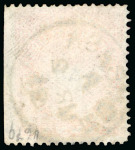 Stamp of Kenya, Uganda and Tanganyika » British East Africa 1891 Mombasa Provisional 1/2a on 2a used with central Mombasa MR 2 91 cds, initialled "A.D."