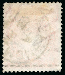 Stamp of Kenya, Uganda and Tanganyika » British East Africa 1891 Mombasa Provisional manuscript 1/2a on 2a used with variety "Annas", initialled "A.B."