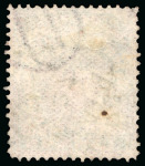 Stamp of Kenya, Uganda and Tanganyika » British East Africa 1891 Mombasa Provisional manuscript 1/2a on 3a used, initialled "A.B."