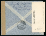 Stamp of Italy » Italian Colonies and Possessions » Eastern Africa 1940, lettera per New York, rara affrancatura impreziosita dalla destinazione non comune