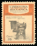 Stamp of Italy » Corrieri di Milano 1920, Camera di Commercio e Industria, due valori 