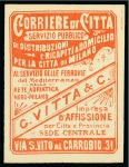 Stamp of Italy » Corrieri di Milano 1920, lotto composto da marche e cartoline/buste di corrieri di Milano