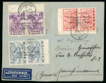 Stamp of Italy » Italian Occupations WWII » Cefalonia and Itaca 1941 (May 20) cover with 5d+5d and airmail 2d+2d and 5d+5d on the first day of issue