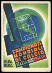 Stamp of Thematics » Sport and Games » Football 1934 World Cup: 1934 (Jun 11) Official World Cup illustrated card with 1934 World Cup 20c and Imperial 5c and 50c