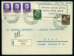 Stamp of Italy » Italian Occupations WWII » Ionian Islands 1941-43 Balance collection comprising 35 covers/cards and three newspaper wrappers