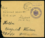 Stamp of Germany » German Colonies » German East Africa 1916 "Morogoro" pre-franked envelope with Mittellandbahn T.P.O