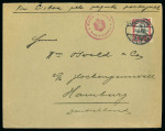 Stamp of Germany » German Colonies » German East Africa 1915 censored cover from Dar es Salaam sent to Germany