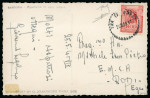 Stamp of Italy » Italian Occupations WWII » Cyclades Islands (Isole Cicladi) 1941 (Dec 1) Cover from Thira, one of three civilian mails from the Cyclades with Aegean Islands franking, 