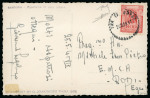 Stamp of Italy » Italian Occupations WWII » Cyclades Islands (Isole Cicladi) 1941 (Dec 1) Cover from Thira, one of three civilian mails from the Cyclades with Aegean Islands franking, 