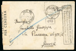 Stamp of Italy » Italian Occupations WWII » Sporades Islands (Isole Sporadi) 1941 (Aug 7) Cover to Genoa with "Sporadi" cds