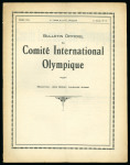 Stamp of Olympics » Pierre de Coubertin and the IOC 1931 "Bulletin Officiel du Comité International Olympique", no.17 March 1931