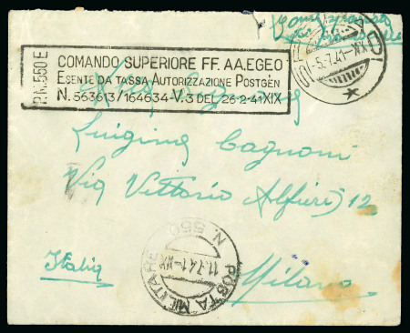 Stamp of Italy » Italian Occupations WWII » Sporades Islands (Isole Sporadi) 1941-43 Balance collection comprising 24 items 