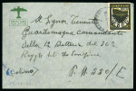 Stamp of Italy » Foreign Occupations of Italian Territories or Under Italian Sovereignty » German Occupation of the Aegean Islands 1943-44 Group of ten items on exhibition pages, including