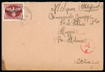 Stamp of Italy » Foreign Occupations of Italian Territories or Under Italian Sovereignty » German Occupation of the Aegean Islands » Inselpost 1945 Cover sent by an Italian, "Inselpost" red from the Rhodes issue with serrate perf. 