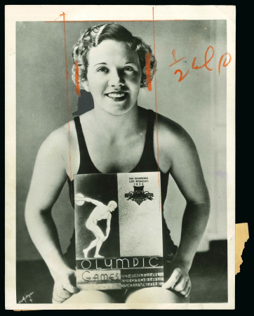 Stamp of Olympics » 1932 Los Angeles 1932 Los Angeles group of 20 press photos of participants (mix of during, before and after the Games) 