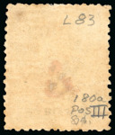 Stamp of United States » U.S. Possessions » Puerto Príncipe 1898 3c on 3m orange-brown, first printing, position 3, inverted overprint variety,