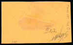 Stamp of United States » U.S. Possessions » Puerto Príncipe 1898 5c on 1m orange-brown, second printing, position 1 and 2, used pair tied to small piece 