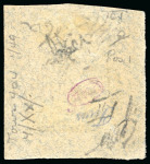 Stamp of United States » U.S. Possessions » Puerto Príncipe 1898 5c on 3m orange-brown, second printing, position 1, inverted overprint variety, tied to piece