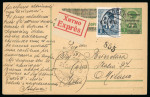 Stamp of Italy » Italian Occupations WWII » Lubiana (Ljubljana) 1941 Postal Stationery assembly of 16 items