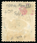 Stamp of United States » U.S. Possessions » Puerto Príncipe 1898 5c on 1/2m blue-green, second printing, position 3, used example with overprint inverted