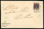 Stamp of United States » U.S. Possessions » Puerto Príncipe 1899 (January 9) Cover to Puerto Principe one of four known covers originating in Santa Cruz del Sur