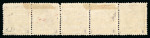 Stamp of United States » U.S. Possessions » Puerto Príncipe 1898 3c on 1c black-violet, fourth printing, position 1 to 5, mint, reconstructed strip of five, 