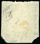 Stamp of United States » U.S. Possessions » Puerto Príncipe 1898 3c on 1m blue-green, fifth printing, position 1, inverted surcharge