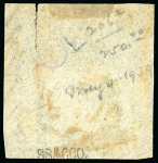 Stamp of United States » U.S. Possessions » Puerto Príncipe 1898 3c on 3m blue-green, fifth printing, position 4, inverted overprint variety