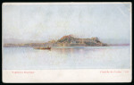 Stamp of Italy » Italian Occupations WWI » Corfu 1923 1923 (Sept 8) Postcard dispatched on board the "San Marco"with Greek franking