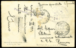 Stamp of Italy » Italian Occupations WWI » Corfu 1923 1923 An interesting group of 11 items mounted on exhibition pages